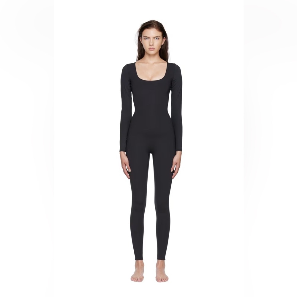 Skims black All-in-one jumpsuit size Small